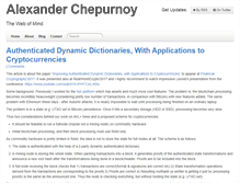Tablet Screenshot of chepurnoy.org
